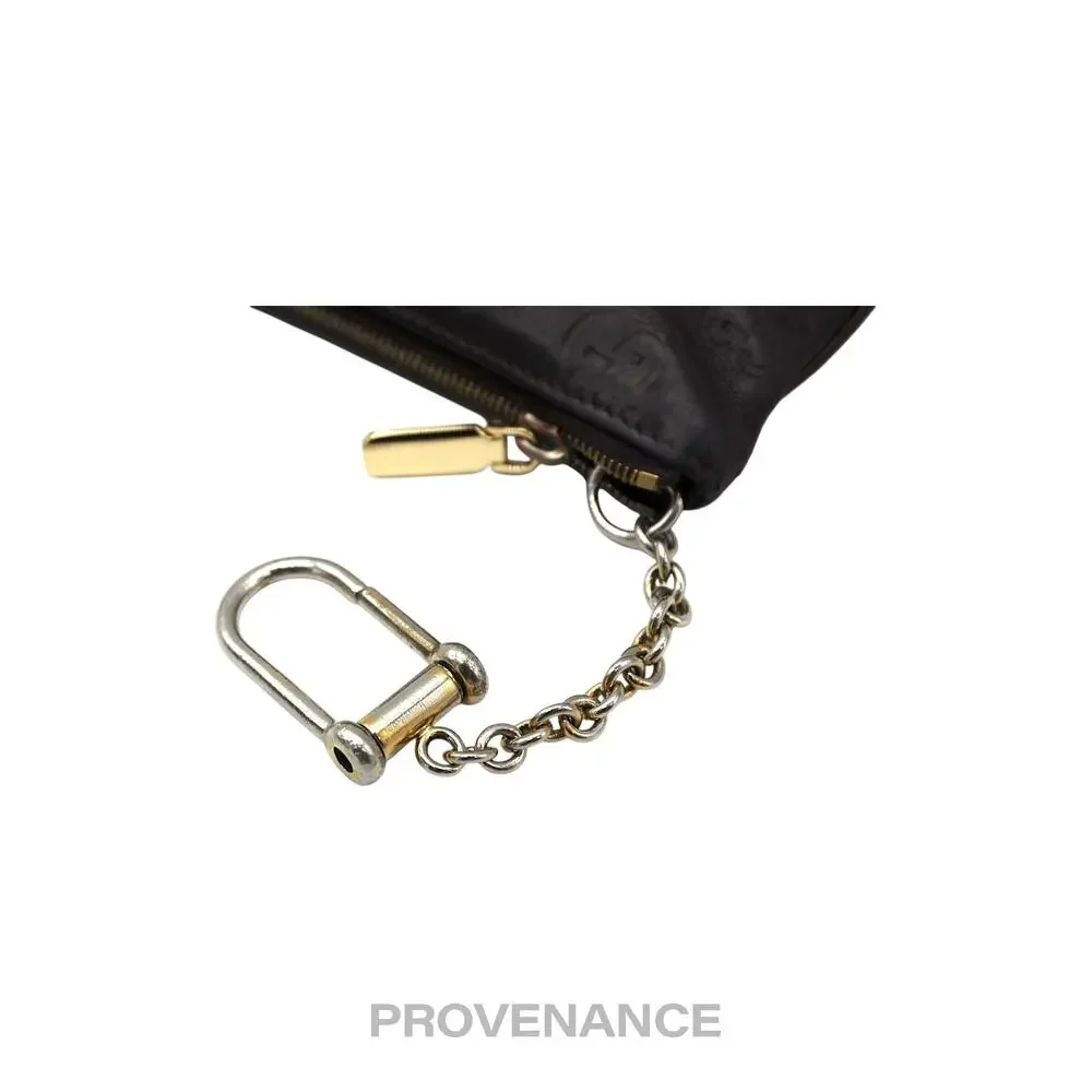 🔴 Gucci Key Pouch Cles - Chocolate Guccissima Leather - Picture 4 of 7